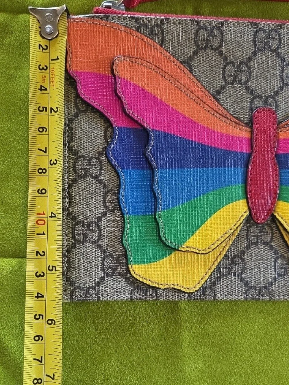 Gucci GG Supreme Butterfly Clutch